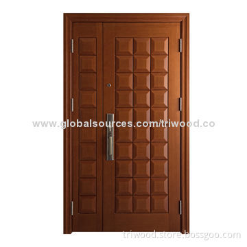 Exterior Door with Timber Core and Steel Veneer, Customization Orders Welcomed